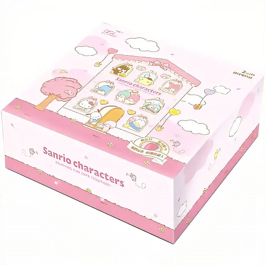 Kayou Sanrio Warm Winter Sunny Snow Fun Pack booster box and pack with Hello Kitty, Kuromi and friends