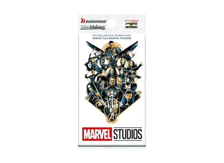 Marvel Studios Vol.3 Weiss Schwarz booster box - back