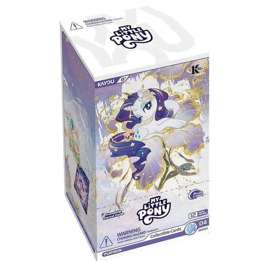 Kayou My Little Pony Friendship Eternal Cards Moon Edition NA04 US Edition booster box, Platinum Series 4 with Rarity