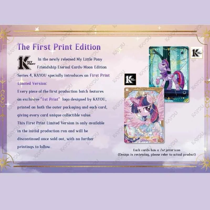My Little Pony TCG: Friendship Eternal Moon Edition Series 4 First Print Edition booster box - Collectable Cartel