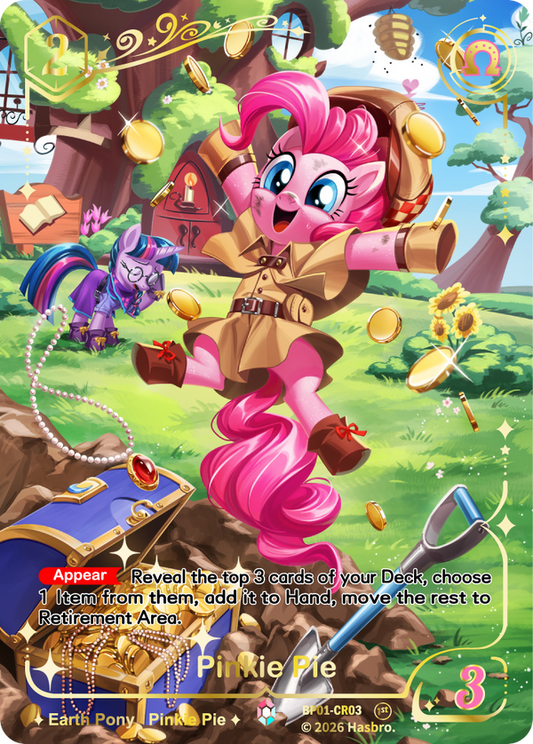 Pinkie Pie BP01-CR03 My Little Pony TCG Colorful Rare single card