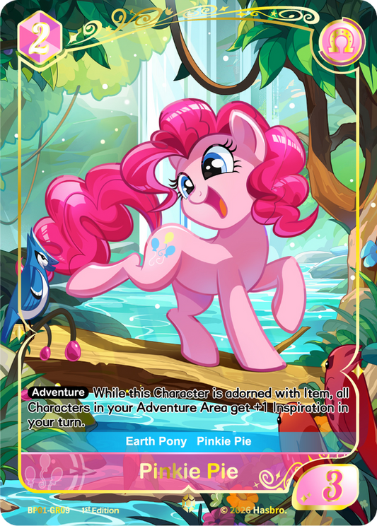 Pinkie Pie BP01-GR09 My Little Pony TCG Gold Rare single card