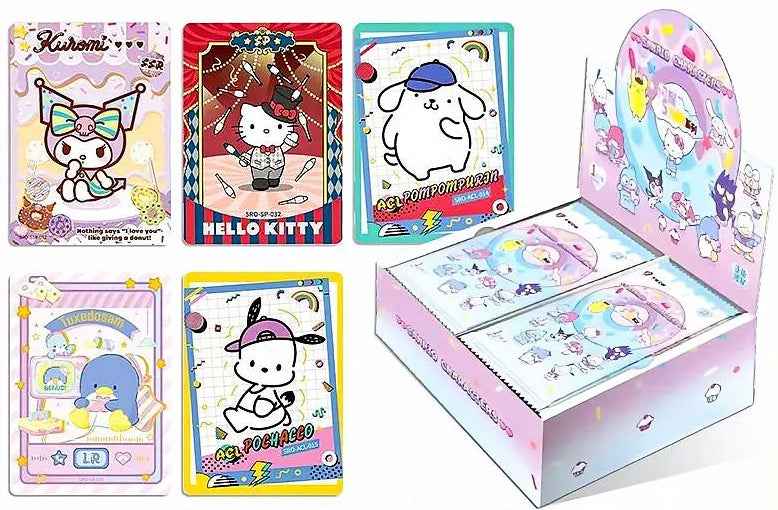 Sanrio Shining Star Donut booster box - back