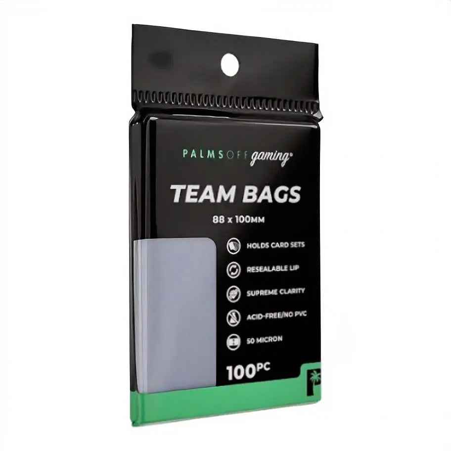 Team bags for trading cards, 100 per pack