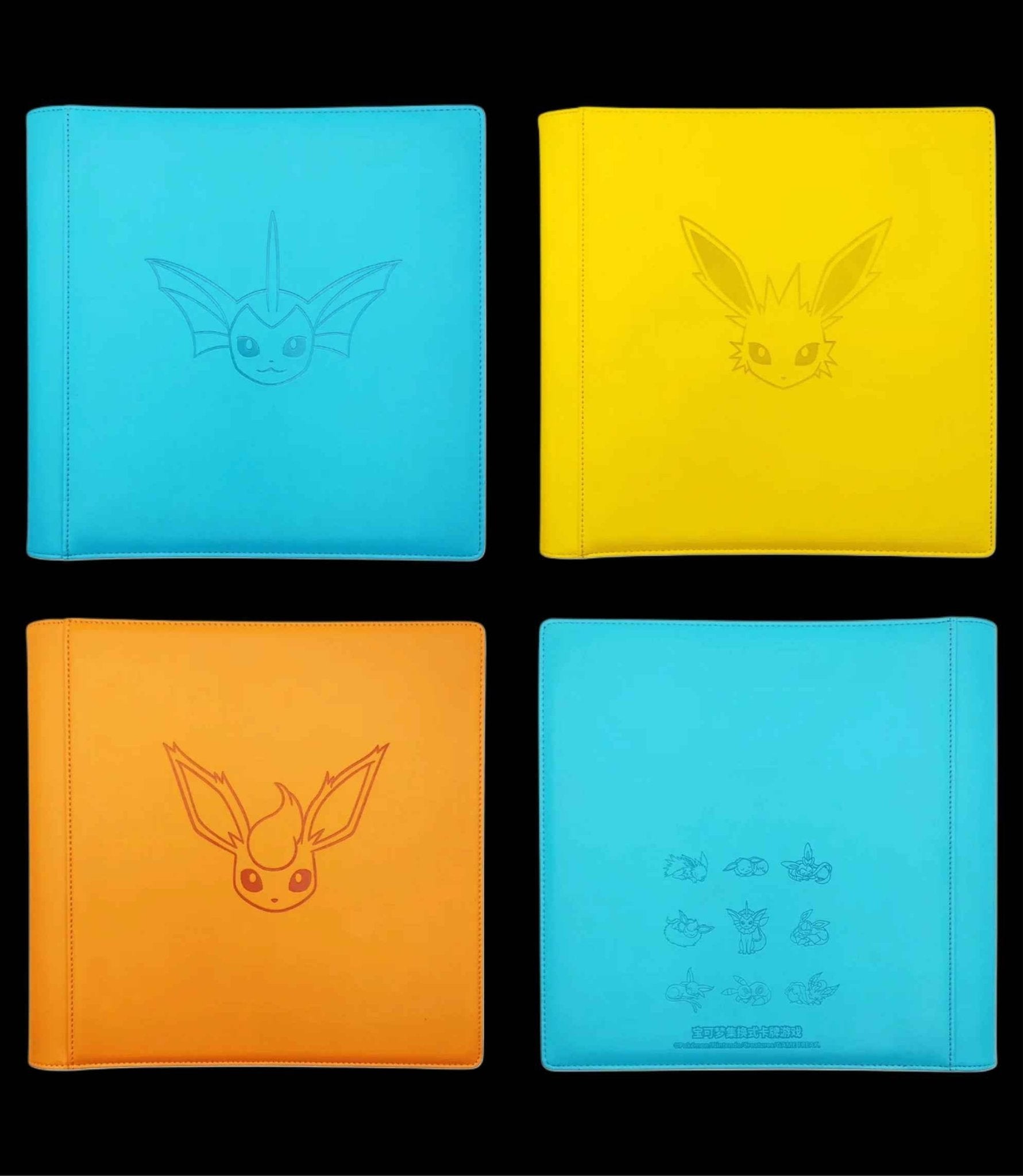 Vaporeon, Jolteon & Flareon Binder (Set of 3) Chinese Official Exclusive - Collectable Cartel